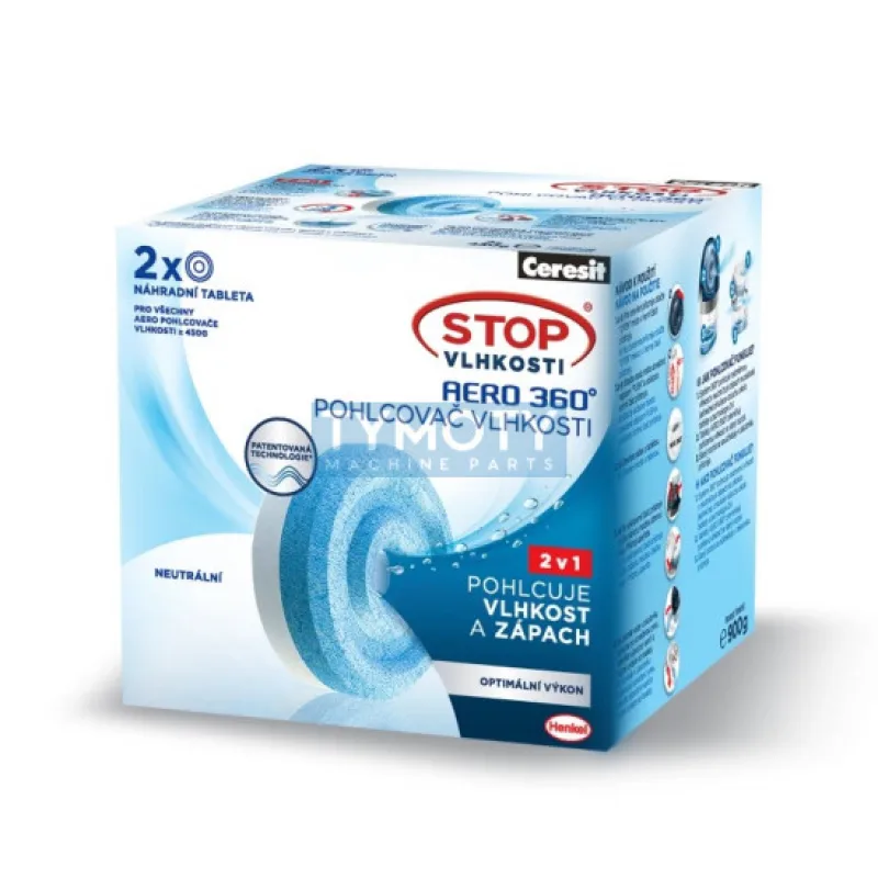 Ceresit Stop vlhkosti Aero 360° náhradné tablety 2 x 450g Neutral