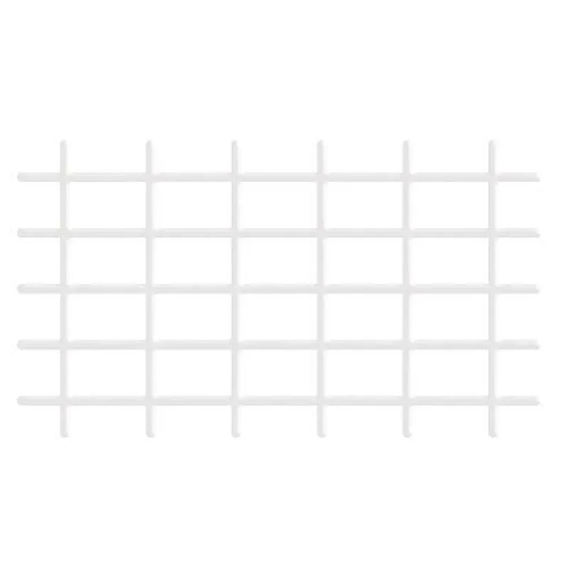 Mriežka Garden MEV5 145x5x75 cm, 4/4,7 mm, oporná na kvety, biela, záhradnícka