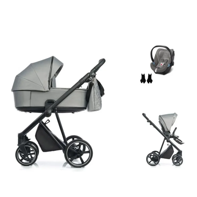 ROAN Bloom + Cybex Aton 5 grey dots 2022
