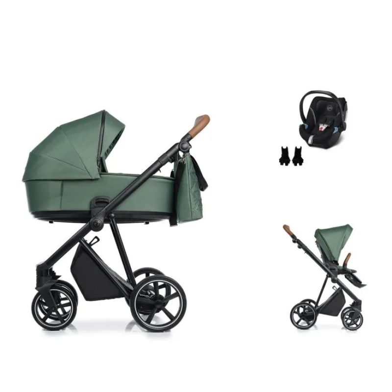ROAN Bloom + Cybex Aton 5 night green 2022