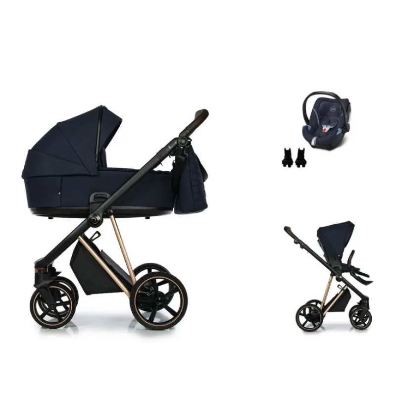 ROAN Ivi + Cybex Aton B2 i-Size mystic blue/rose gold 2023