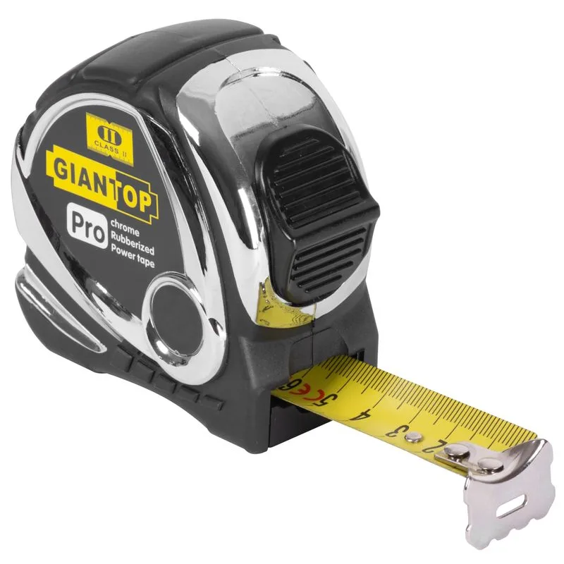 GIANT Meter CR-G44 5 m 25 mm Chrome/Nylon Class II CE