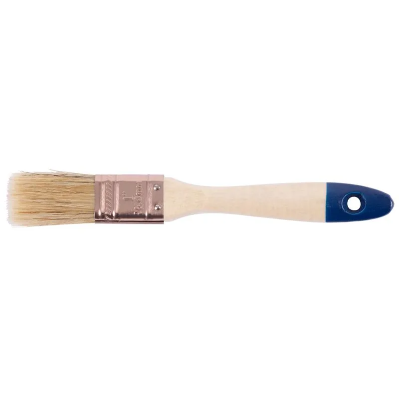 Štetec JA001, 1.0", plochý, drevený