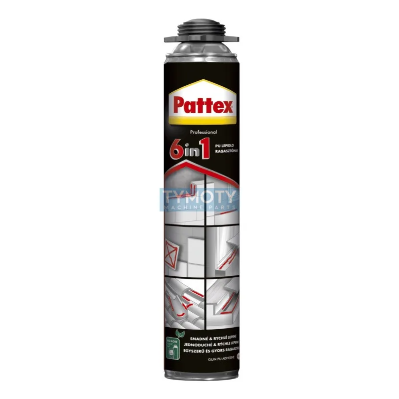 PATTEX PU 6v1 lepidlo 750 ml pistolové