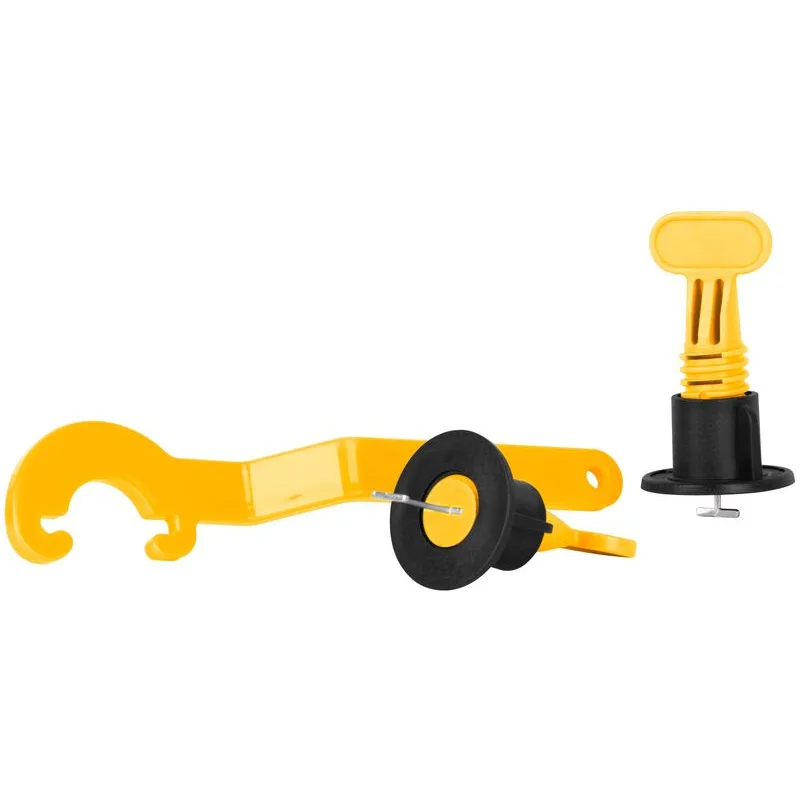 Sada nivelačná Strend Pro, 1x kľúč, 50x T-medzerník, 50x klobúčik