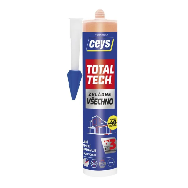 CEYS TOTAL TECH lepidlo a tmel 290 ml modrý