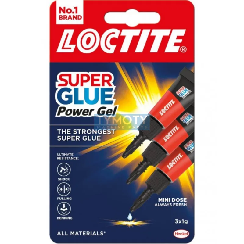 HENKEL Loctite Super Bond POWER Gél Mini Trio 3 x 1 g