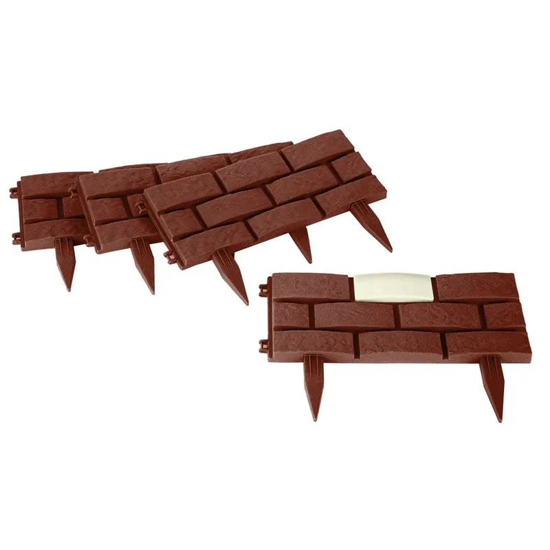 Obruba GB004, 45x29 cm, plastová, Solar, LED, bal. 4 ks