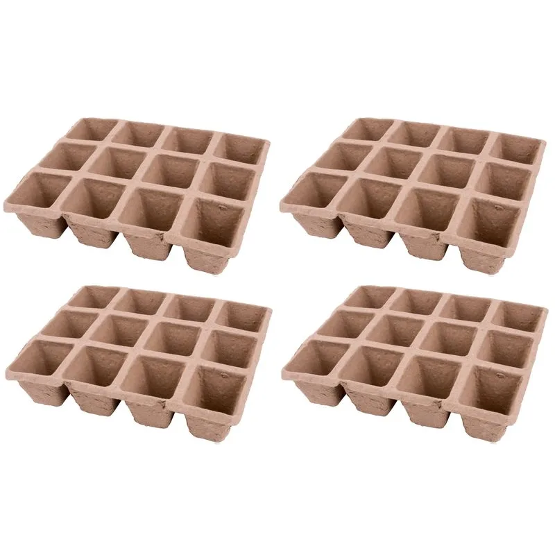 Strend Pro Sadbovac Herrison P1002, papierový, 12 priesad, 21x17x4,5 cm, 1bal. 4 ks