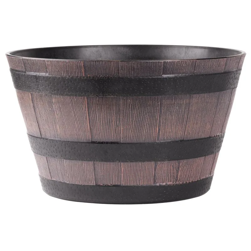 Strend Pro Kvetináč Woodeff, 39x28 cm,truhlík, efekt dreva