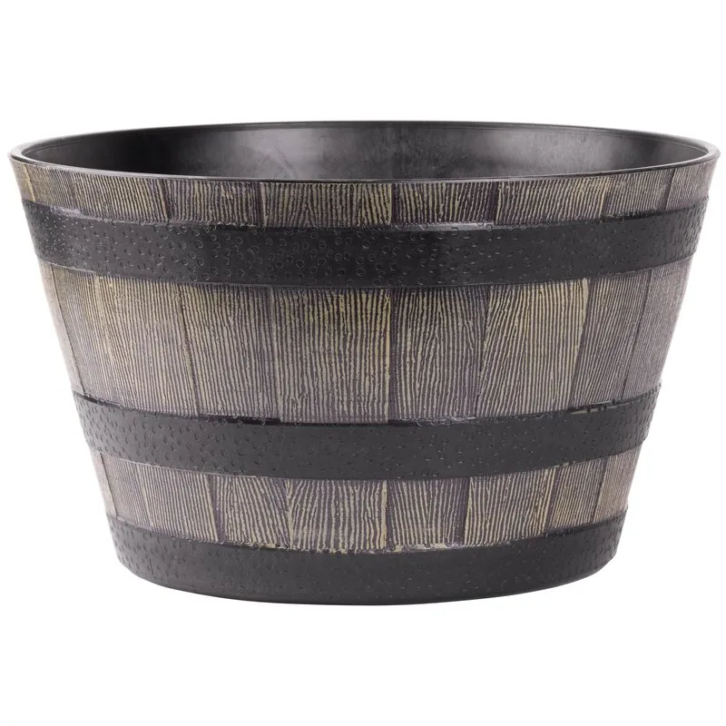 Kvetináč Strend Pro Woodeff, 39x23 cm, natural, truhlík, efekt dreva