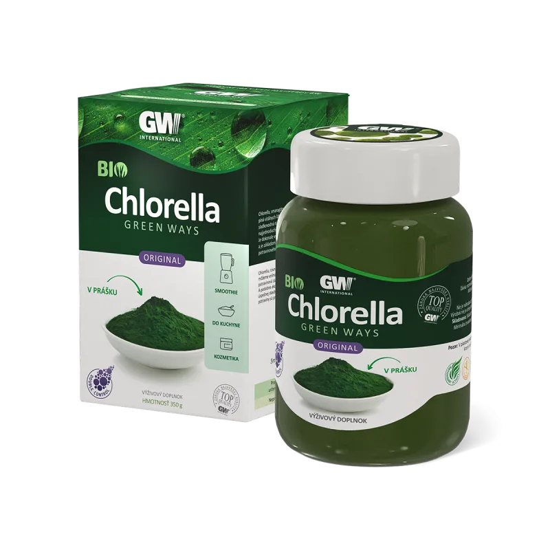 Green Ways BIO CHLORELLA v prášku 350 g