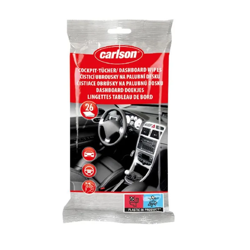 Carlson Čistiace utierky na palubnú dosku 26 ks