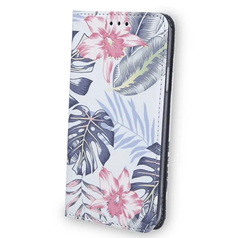 Púzdro Smart Book Dámske knižkové Samsung Galaxy A02s Kvet - vzor č.1