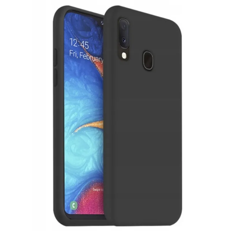 Púzdro Soft Flex Samsung A202 Galaxy A20e Čierne