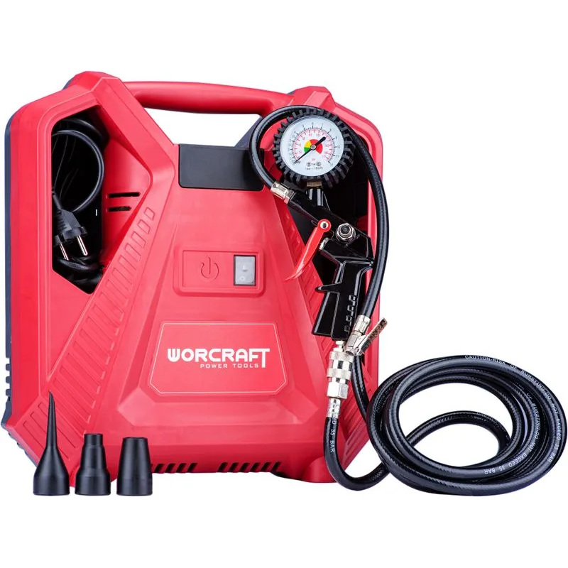 Kompresor Worcraft PAC11-180, 1100 W, bezolejový