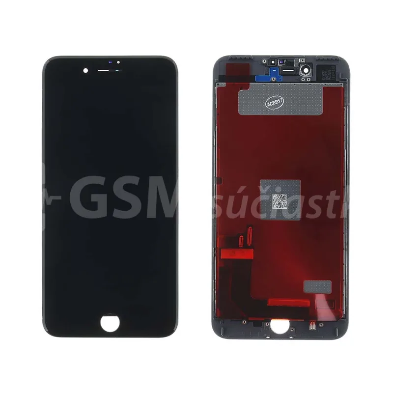 Apple Dotykové sklo s rámom iPhone 7 plus čierna farba