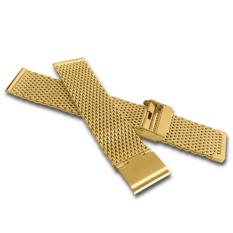Lavvu Zlatý kovový tah mesh band gold LPSNG18