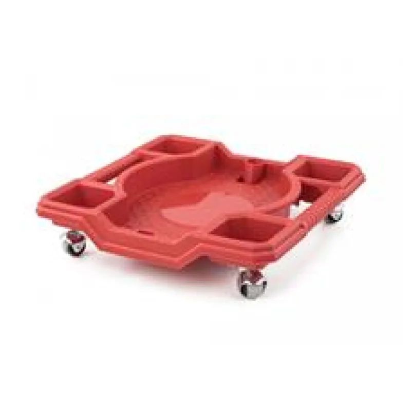 Keter Dílenská přihrádka na nářadí s kolečky červená 43x43x10,5cm