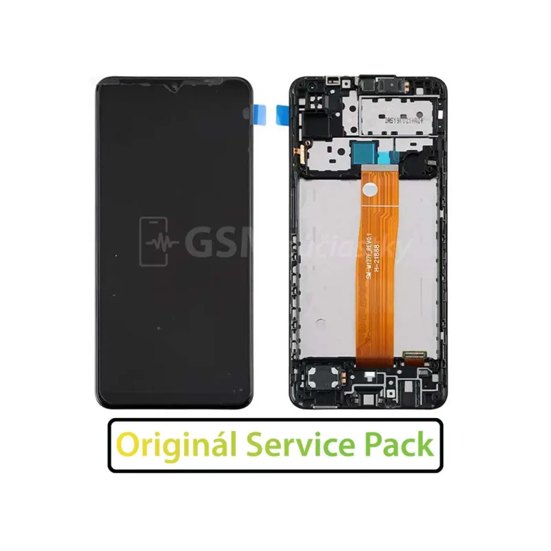 LCD Displej + Dotykové sklo + Rám Samsung M127F Galaxy M12 - originál
