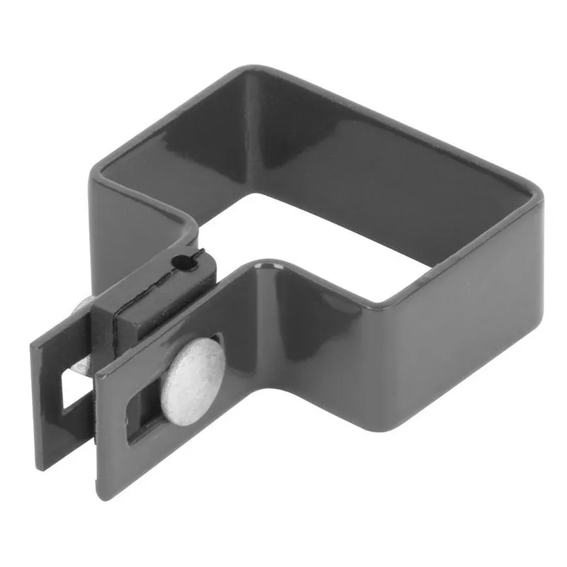 Objímka na okrúhly stĺpik Strend Pro EUROSTANDARD, 60 mm, koncová, antracit, Zn+PVC, RAL7016