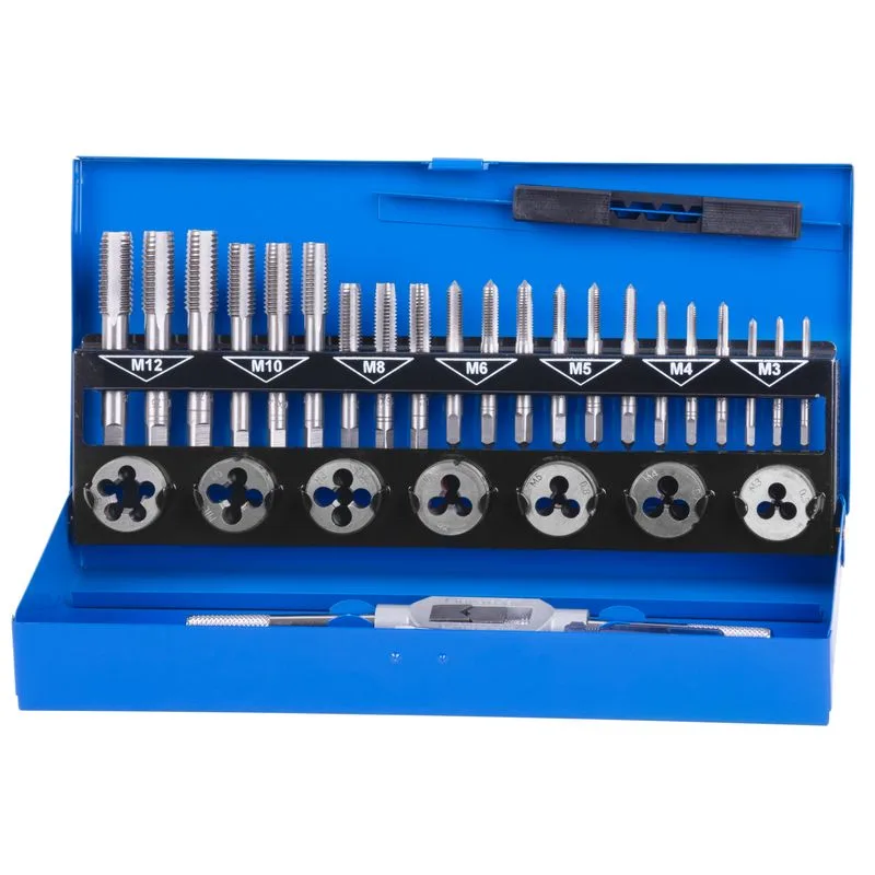 Sada závitnikov a závitových očiek Strend Pro SX1033, HSS, 33 dielna, M3-M12