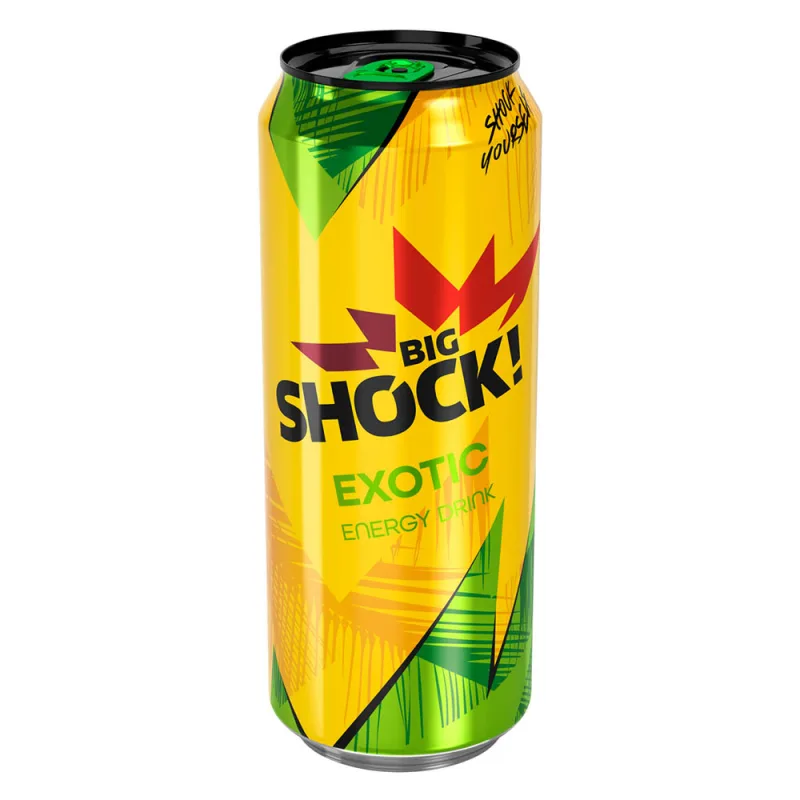 Big Shock! exotic, 500ml plech