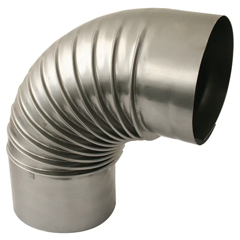 Koleno Dymo 145 mm, dymovod, 90° ohyb