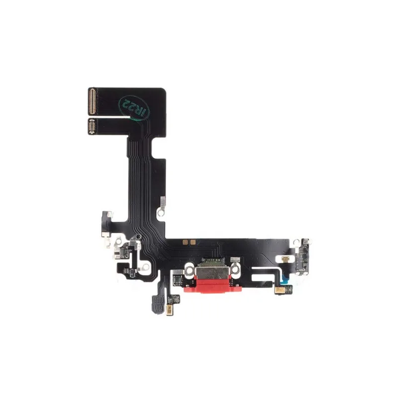 Flex kábel nabíjania iPhone 13 - nabíjací konektor, mikrofón Farba: Červená