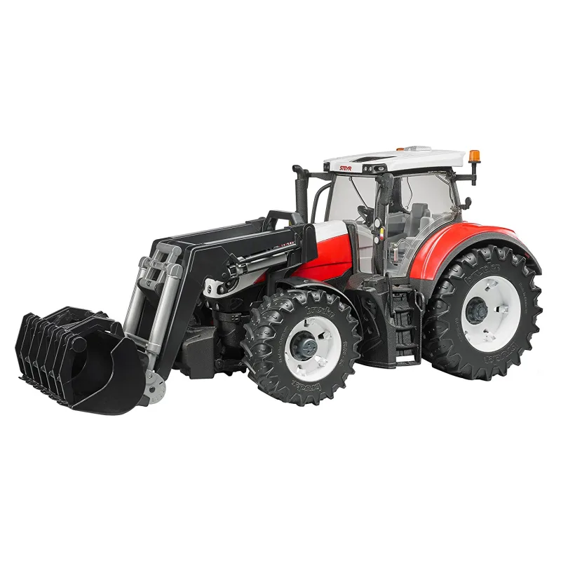Bruder 3181 Traktor Steyr 6300 Terrus s čelným nakladačom