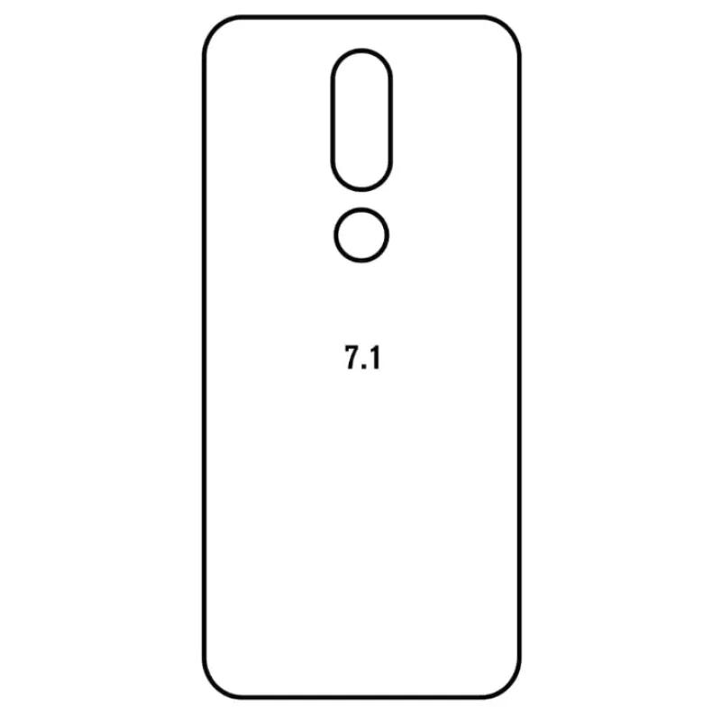 Ochranná fólia Sunshine Hydrogel pre Nokia 7.1 Variant:: zadná čirá