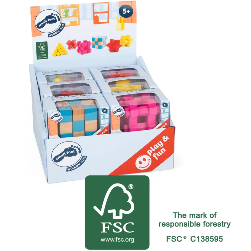 Sada farebných hlavolamov - 1 ks