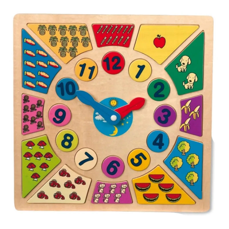 Vkladacie výučbové puzzle - Nauč sa hodiny