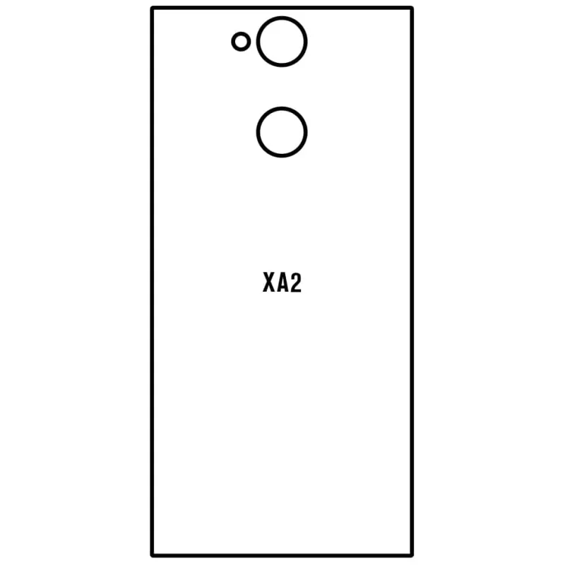 Ochranná fólia Sunshine Hydrogel pre Sony Xperia XA2 Variant:: zadná matná