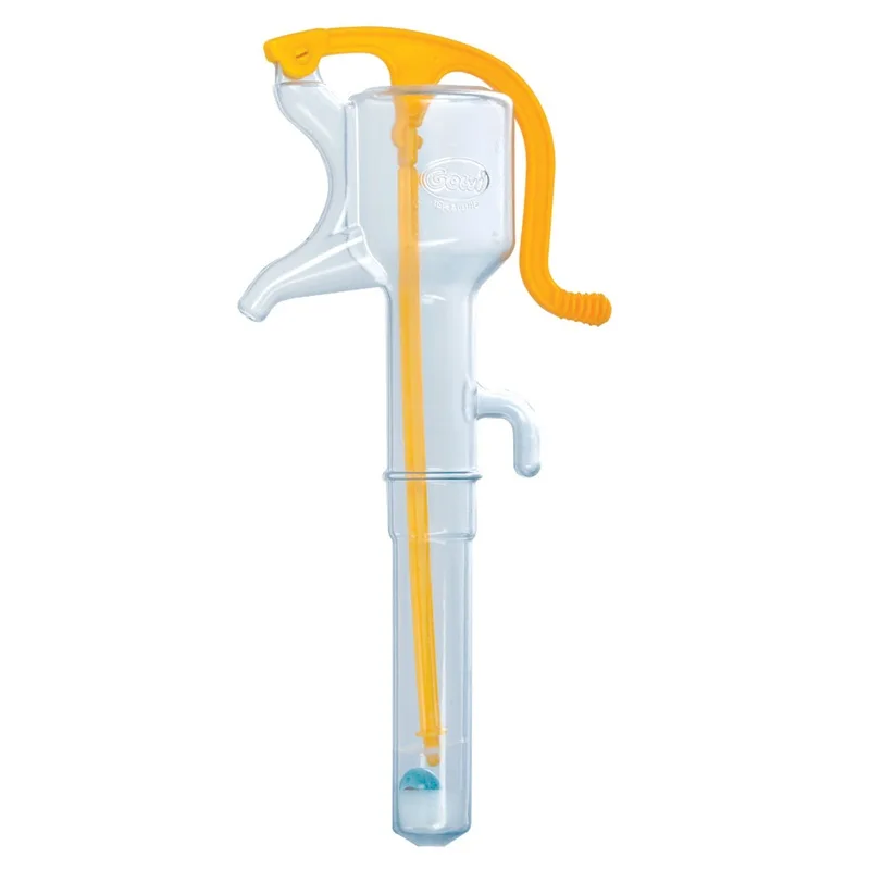 Gowi zábavná vodná pumpa priehľadná