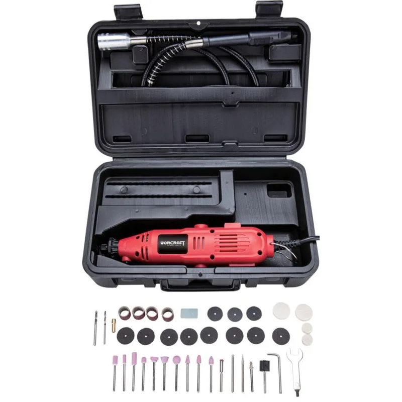 Brúska Worcraft EMG01-42, 135W, mini, priama, vŕtanie a brúsenie