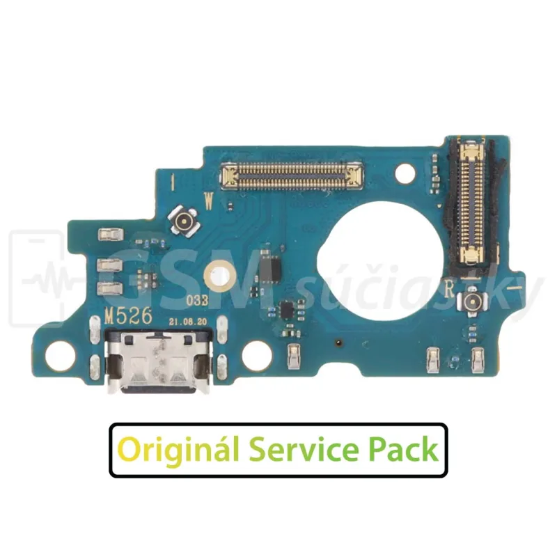 Doska nabíjania Samsung M526B Galaxy M52 5G - nabíjací konektor, mikrofón - Originál
