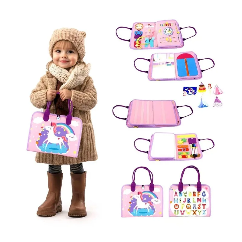 2Kids Toys Senzorická busy kniha Jedonorožec 2