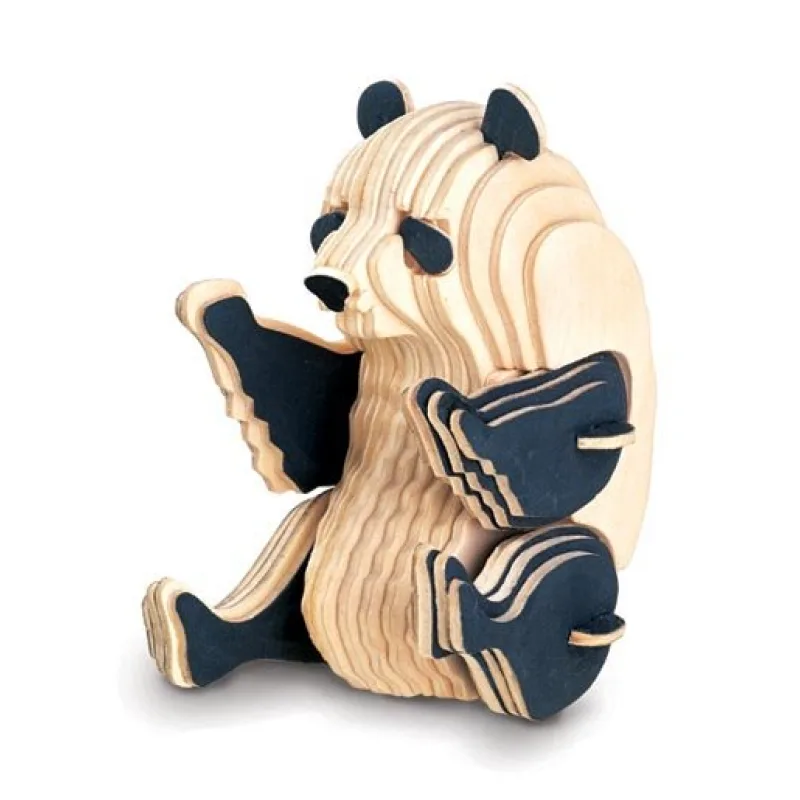 Woodcraft Drevené 3D puzzle Medveď Panda M039