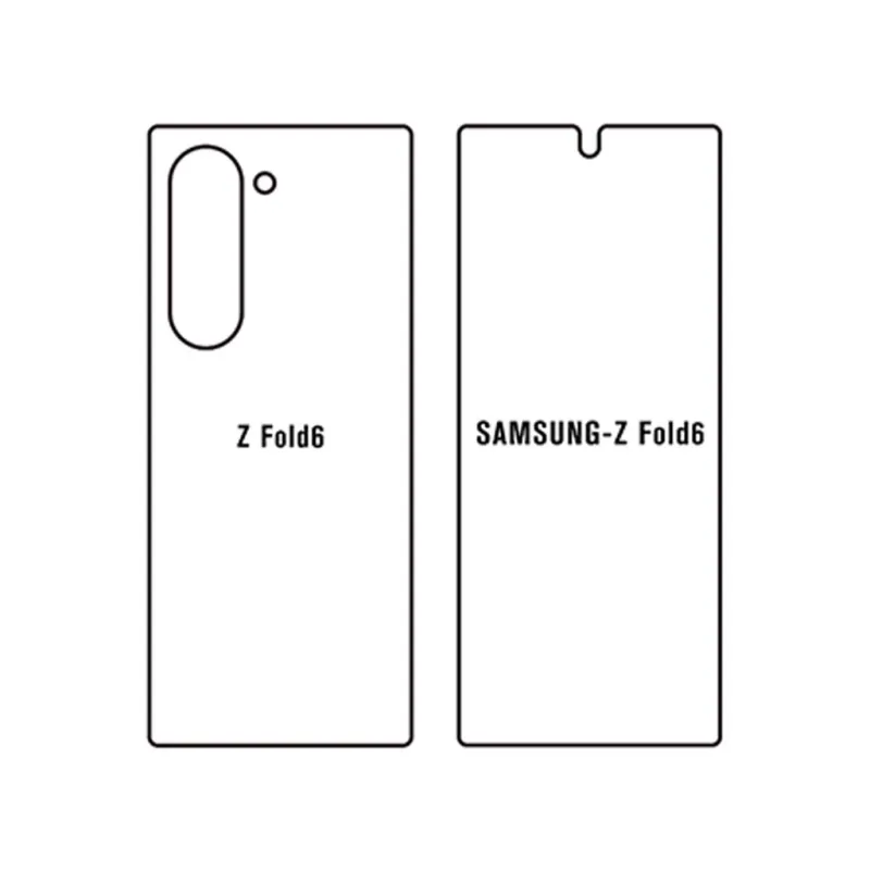 Hydrogel ochranná fólia pre Samsung Galaxy Z Fold 6 (SM-F956) Variant:: vonkajšia matná