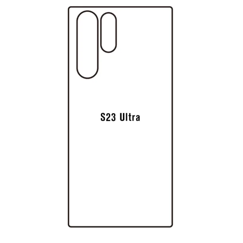Hydrogel ochranná fólia pre Samsung Galaxy S23 Ultra, S918 Variant:: zadná čirá