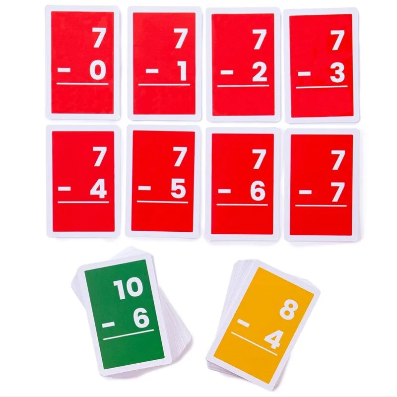 Kartičky Odčítanie 1-10