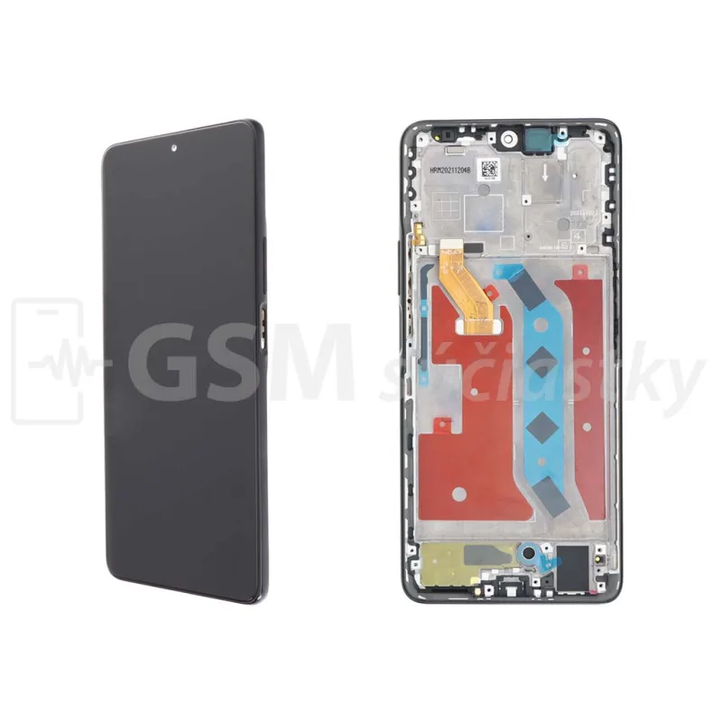 LCD Displej + Dotykové sklo Huawei Honor Magic4 lite 5G Variant:: Čierna + rám