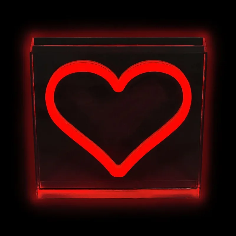 2Kids Toys LED NEON LIGHT lampička Srdce červené