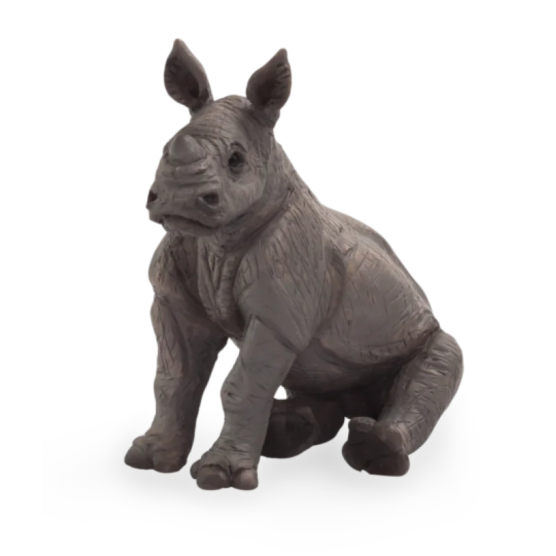 Mojo Nosorožec mláďa sediace