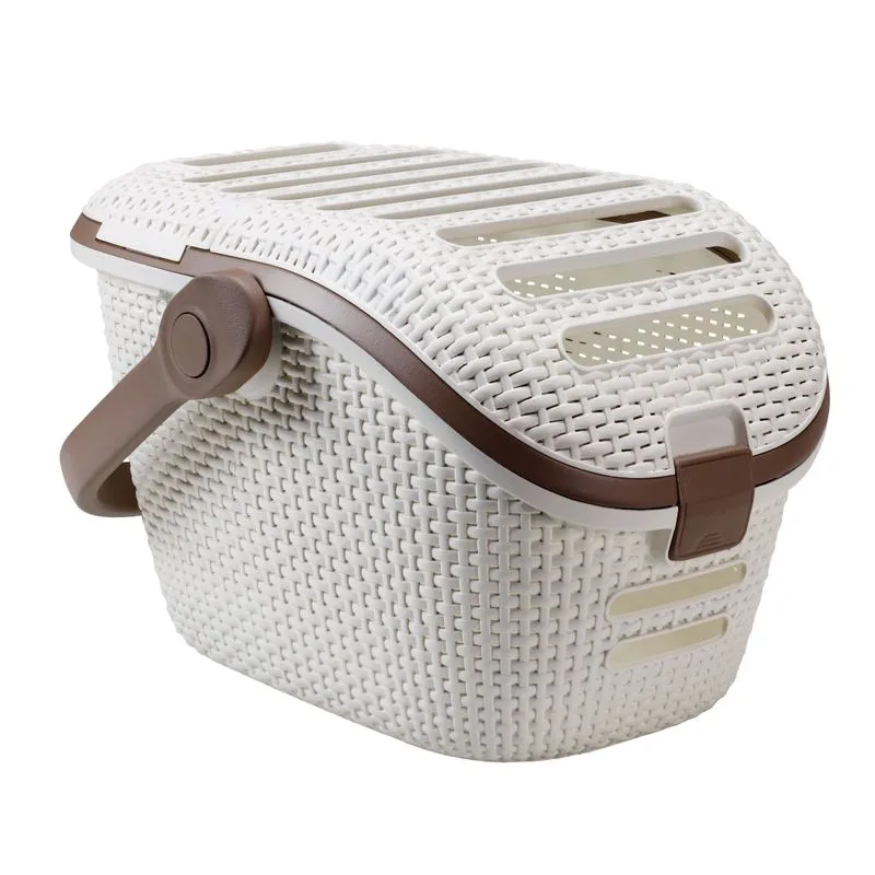Box na mačku a psa Curver PET CARRIER, prepravný, béžový, 38x51x33 cm