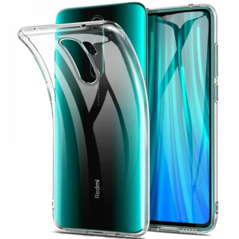 Transparentné Puzdro priesvitné silikónové Xiaomi Redmi Note 8 Pro Farba: Priesvitné