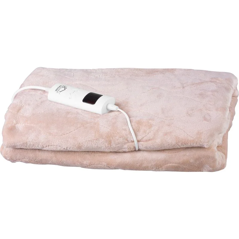Vyhrievacia deka MagicHome – flanelová, béžová, 180x130 cm