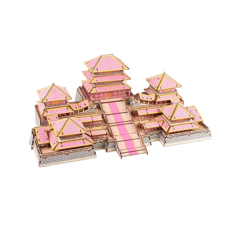 Woodcraft Drevené 3D puzzle Epang palace