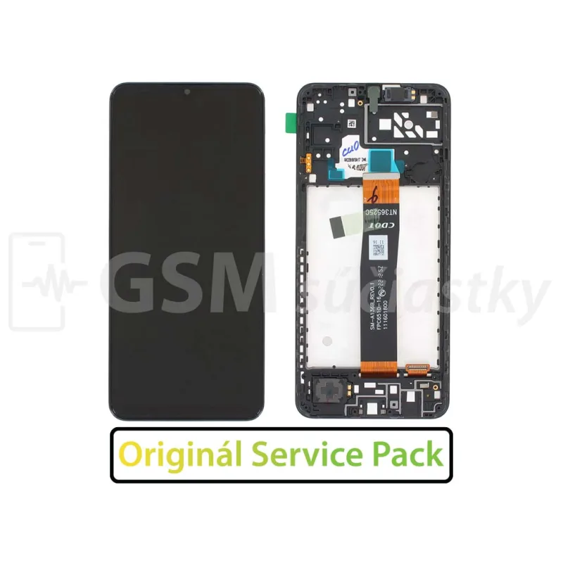 Samsung Galaxy A04s - LCD displej + Dotykové sklo a Rám Originál
